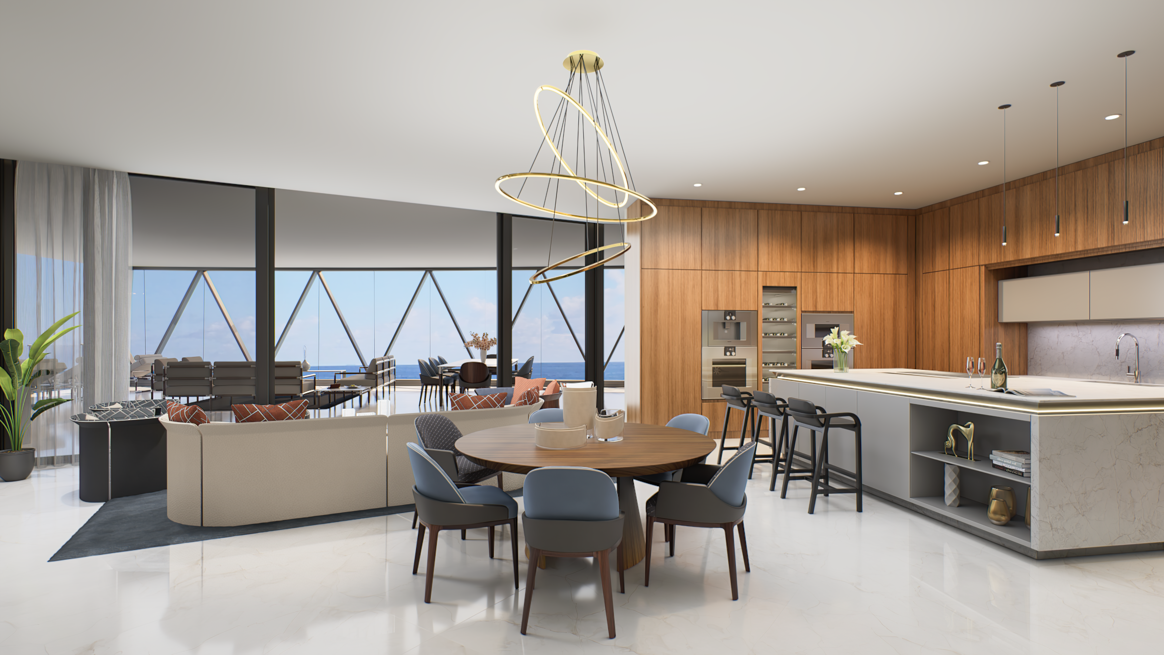 Bentley Residences East Unit Rendering