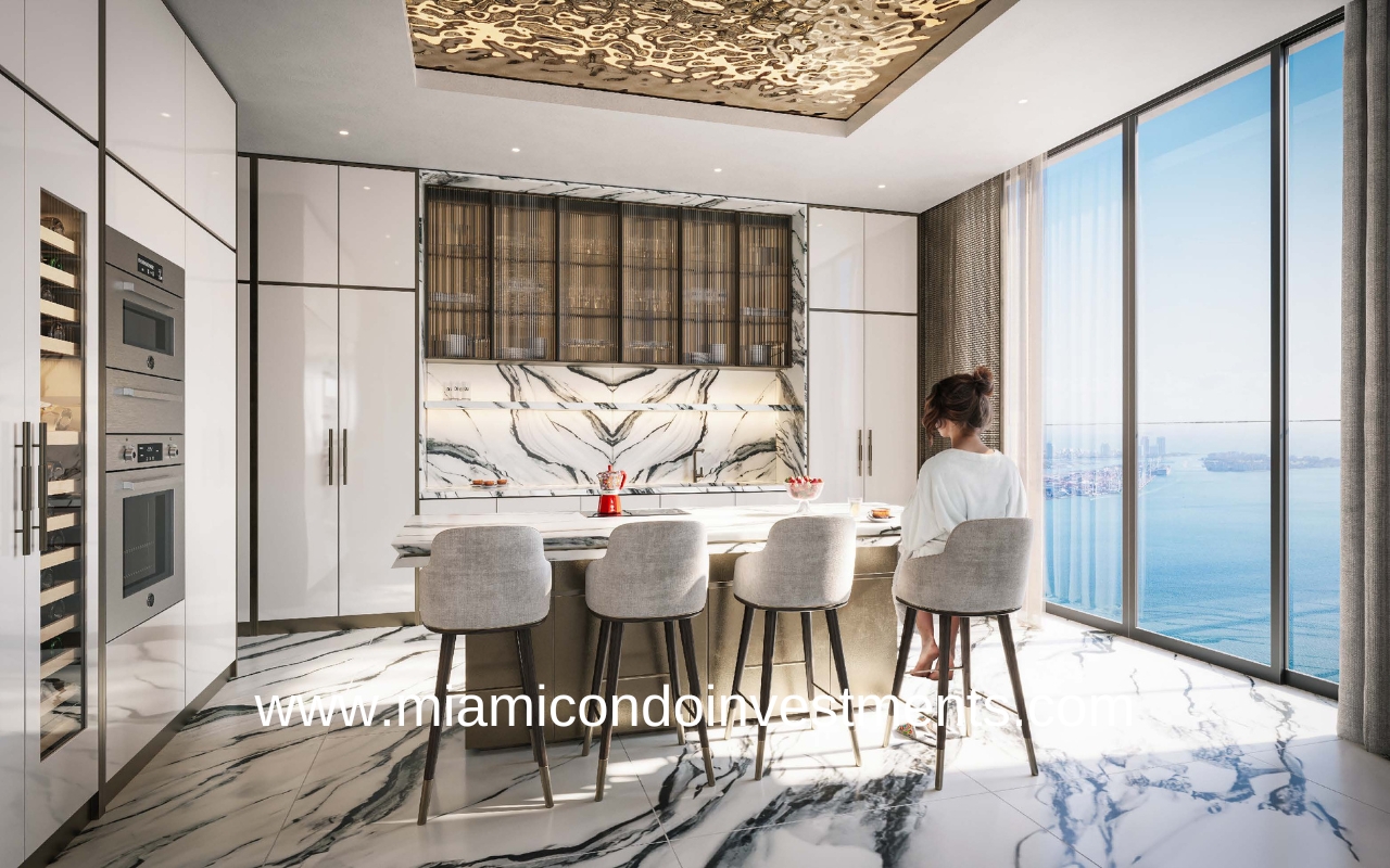 888 Brickell by Dolce & Gabbana Kitchen