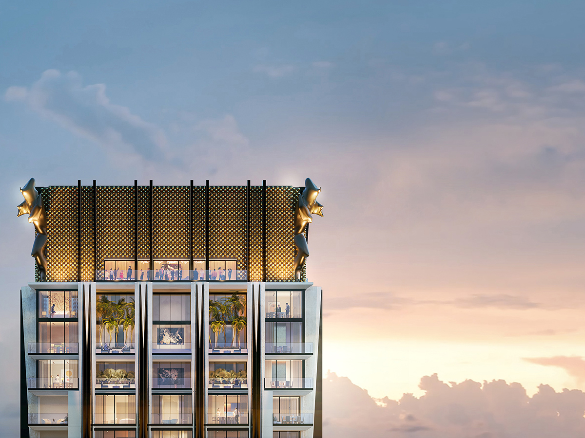 Major Residences Miami Rooftop Aerial