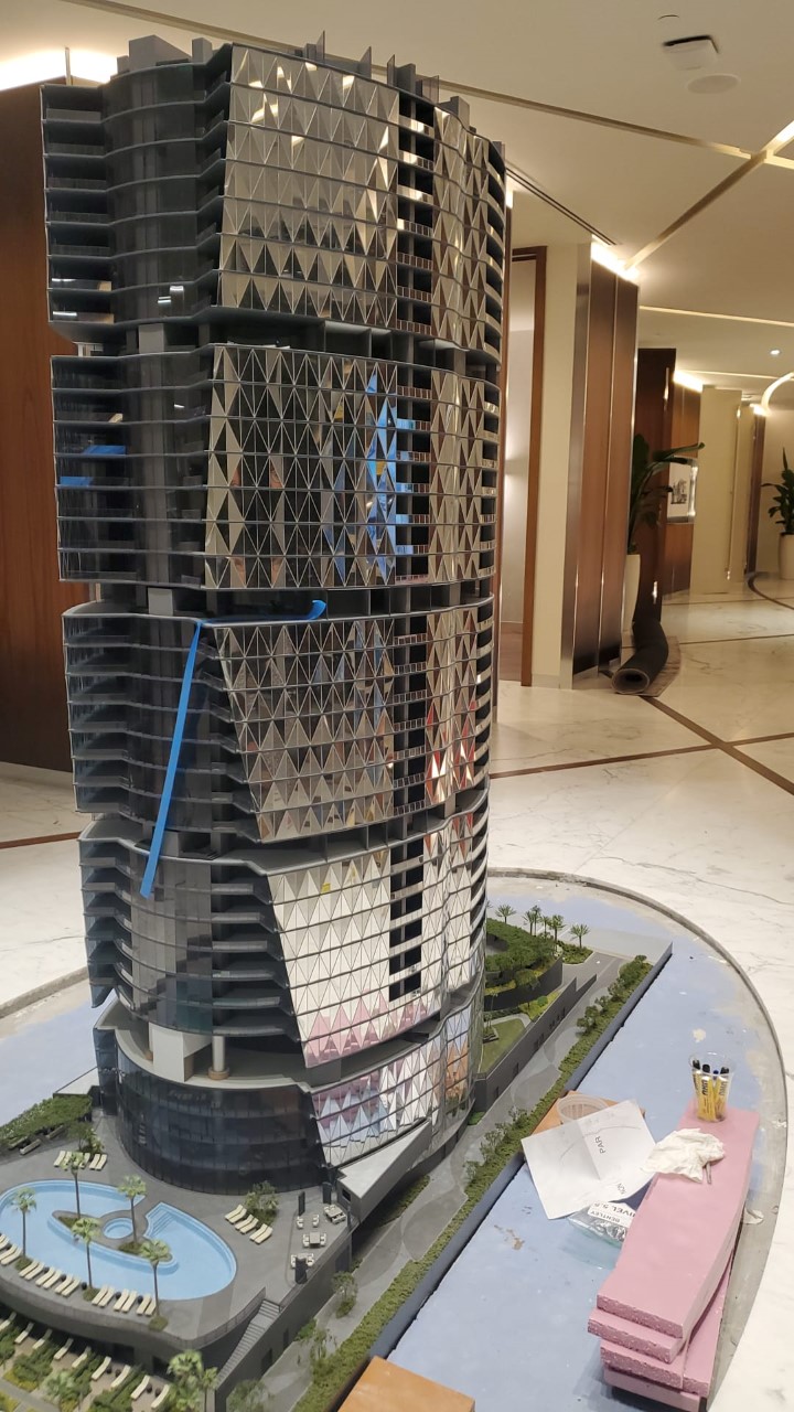 Bentley Residences Miami Scale Model