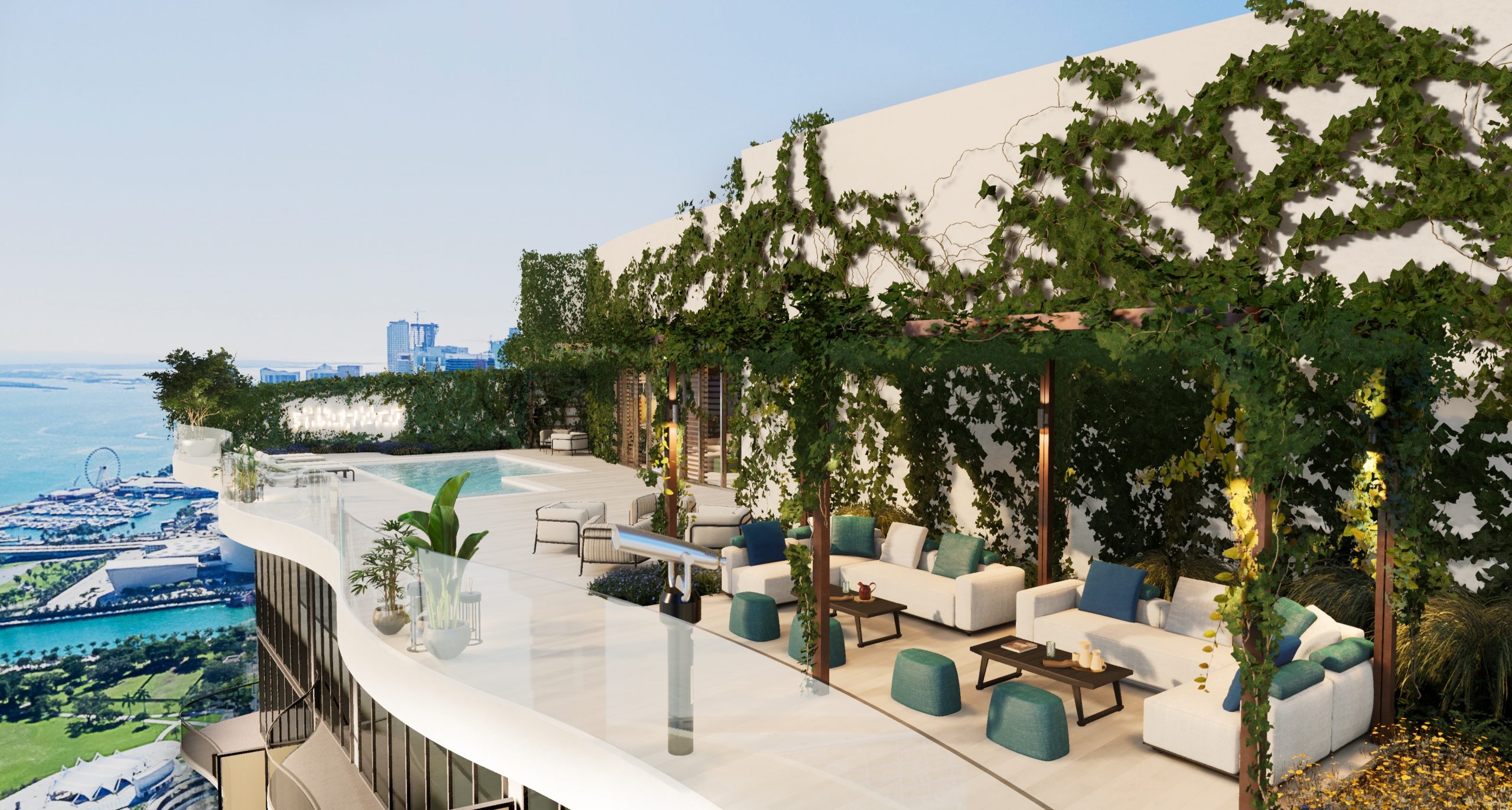 Casa Bella Residences Rooftop Pool Deck