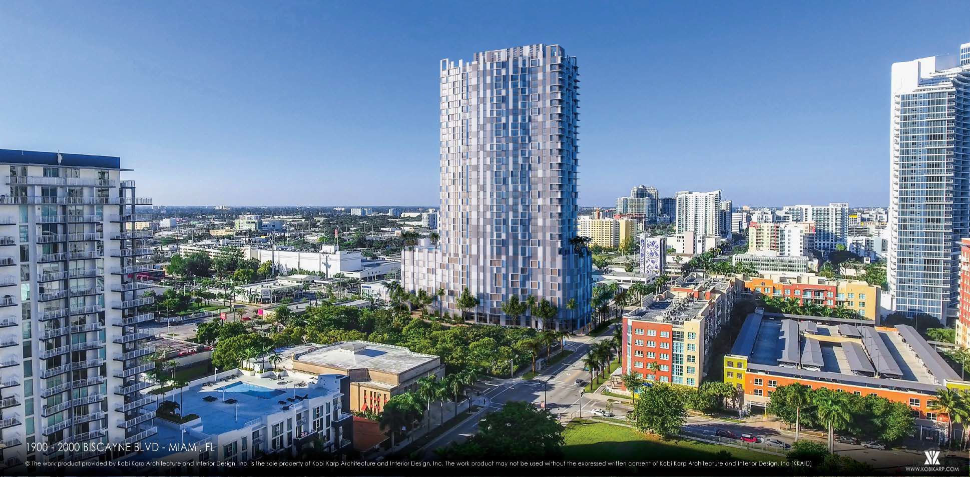 Edgewater Collective apartments at 2000 Biscayne Boulevard