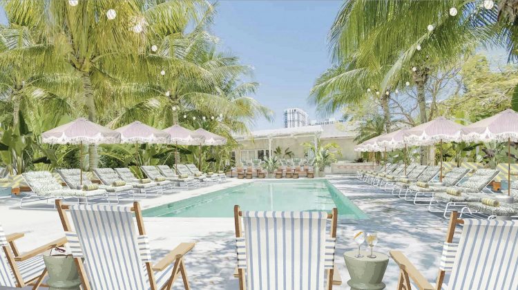 Soho House-The Miami Pool House Outdoor Lounge and Pool