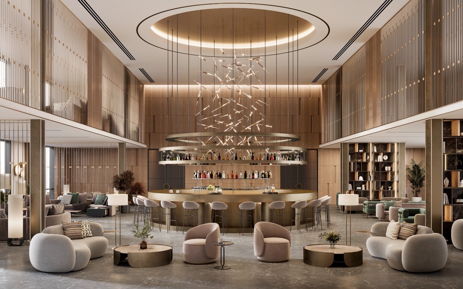 Vida Residences Edgewater Foyer Rendering