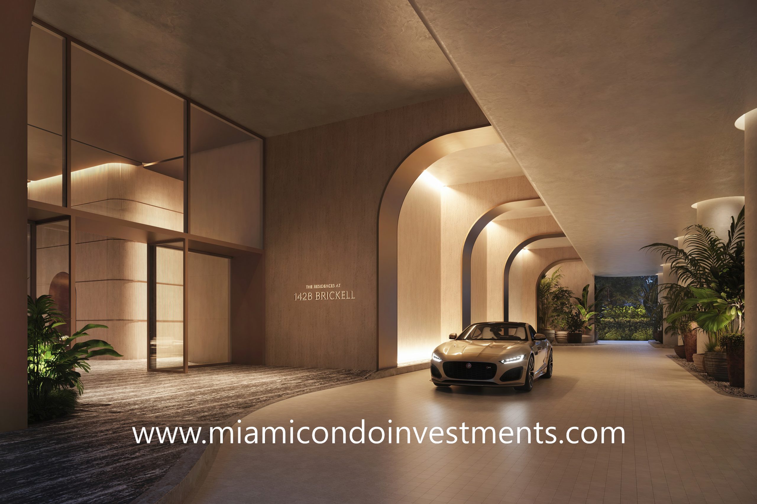 1428 Brickell porte-cochere