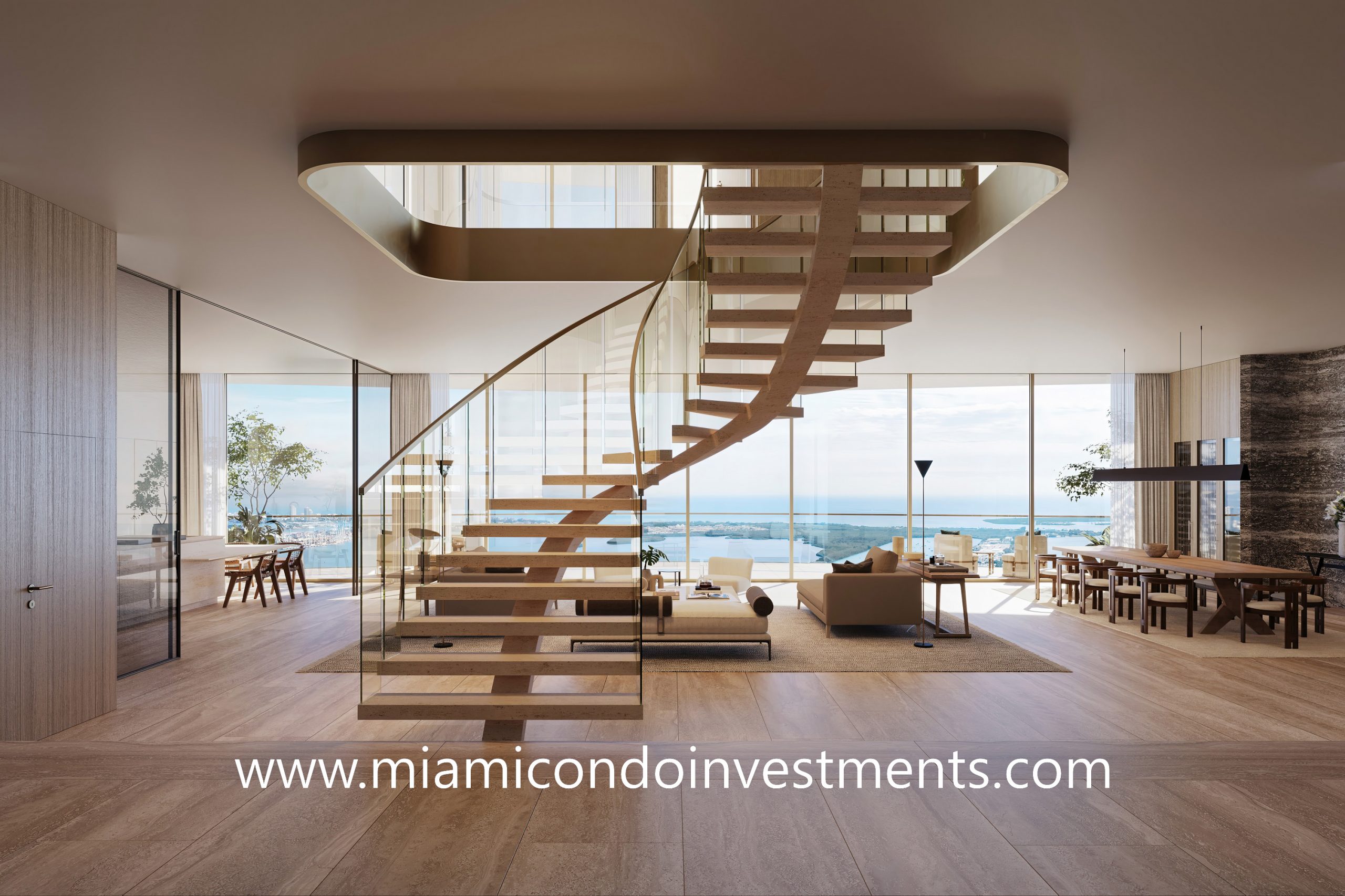 duplex condo at The Residences at 1428 Brickell