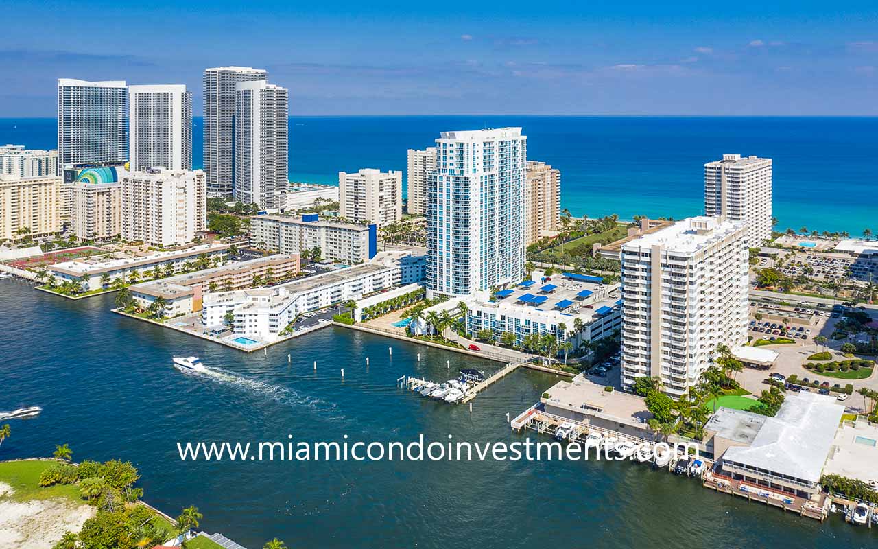 Ocean Marine Yacht Club Drone View