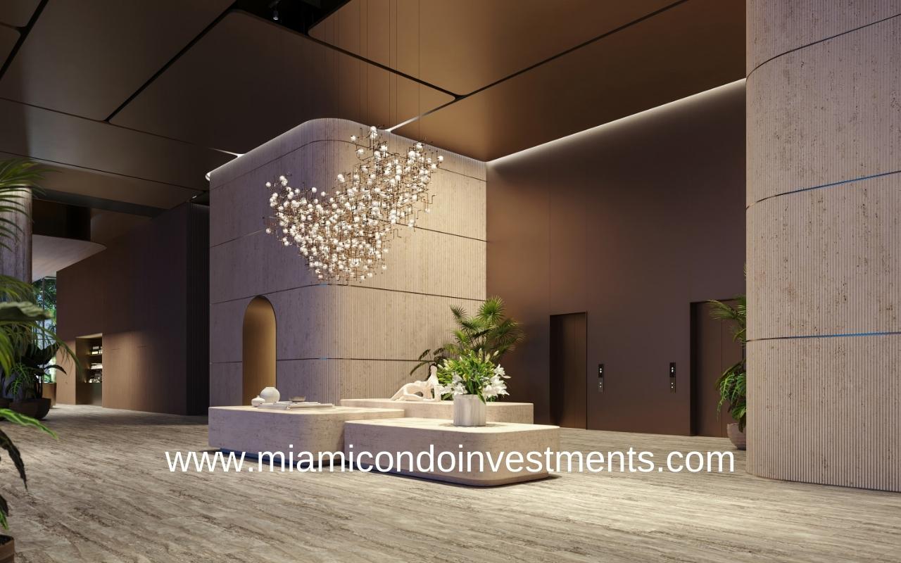 Residences at 1428 Brickell Lobby