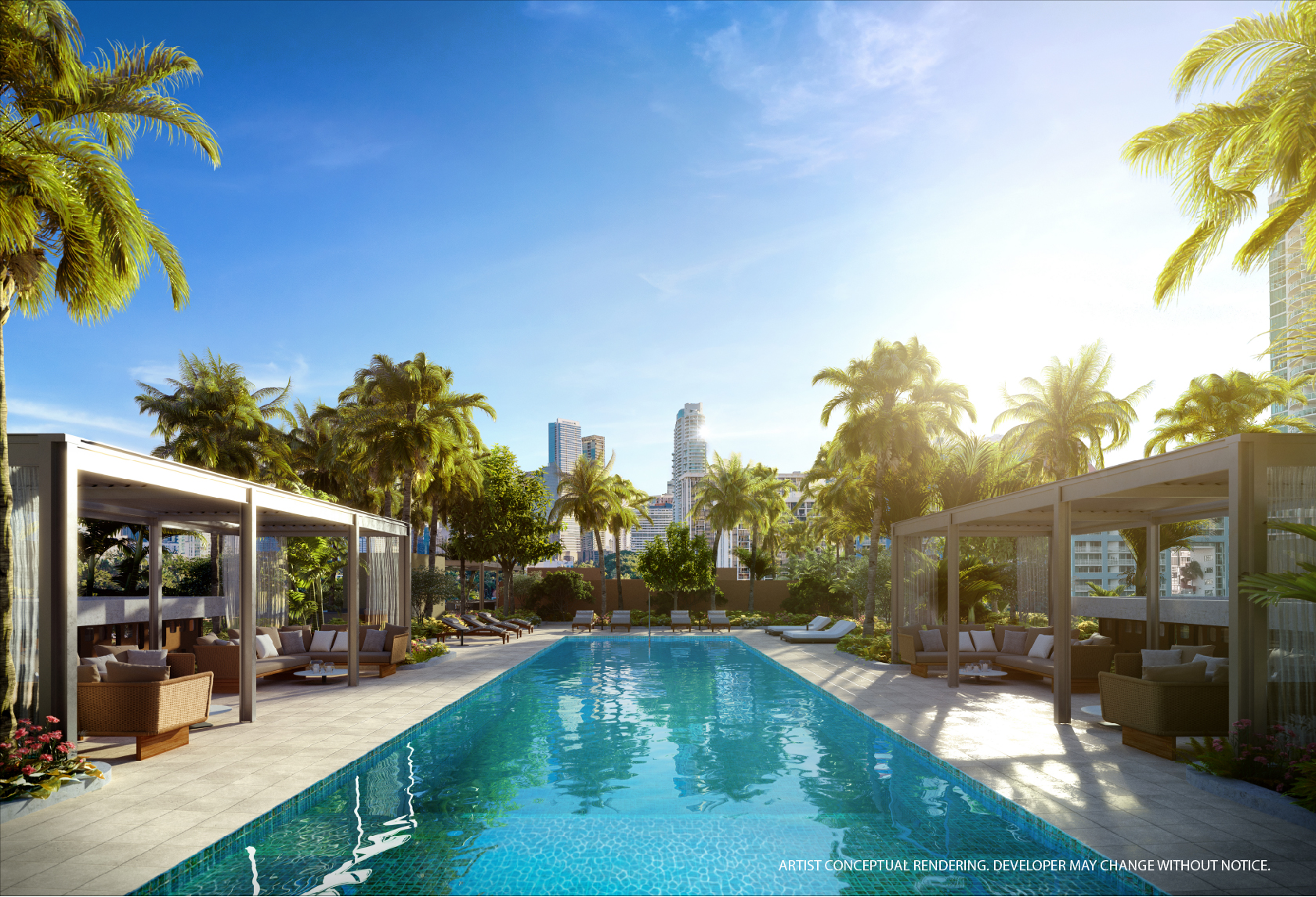 2200 Brickell Pool Rendering