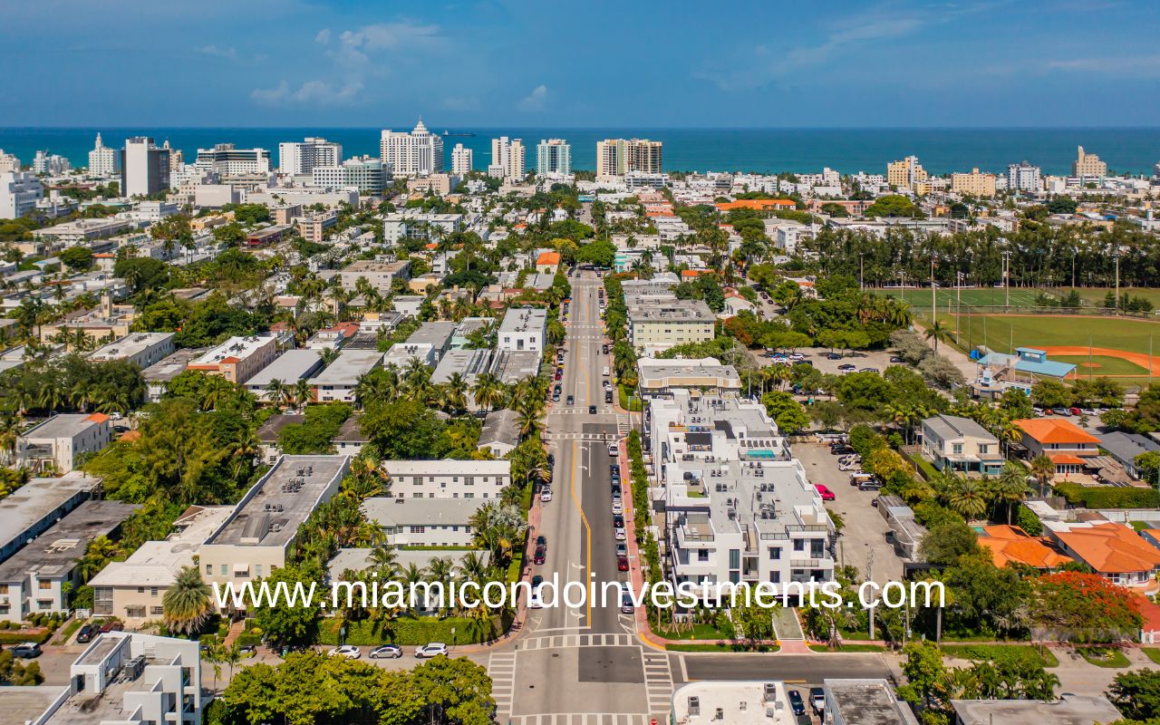 Ten30 South Beach Drone View