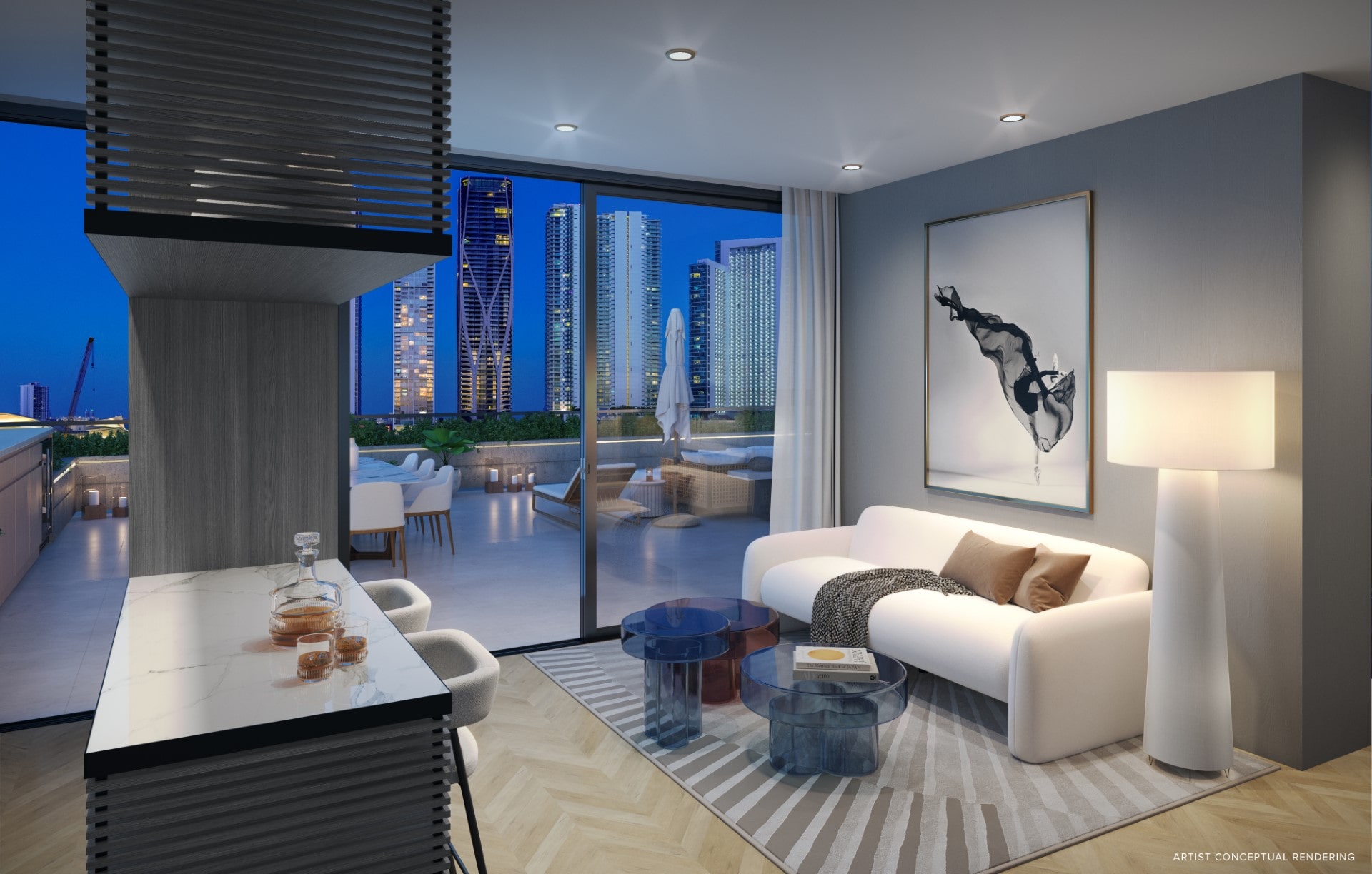 West Eleventh Residences Miami Family Room