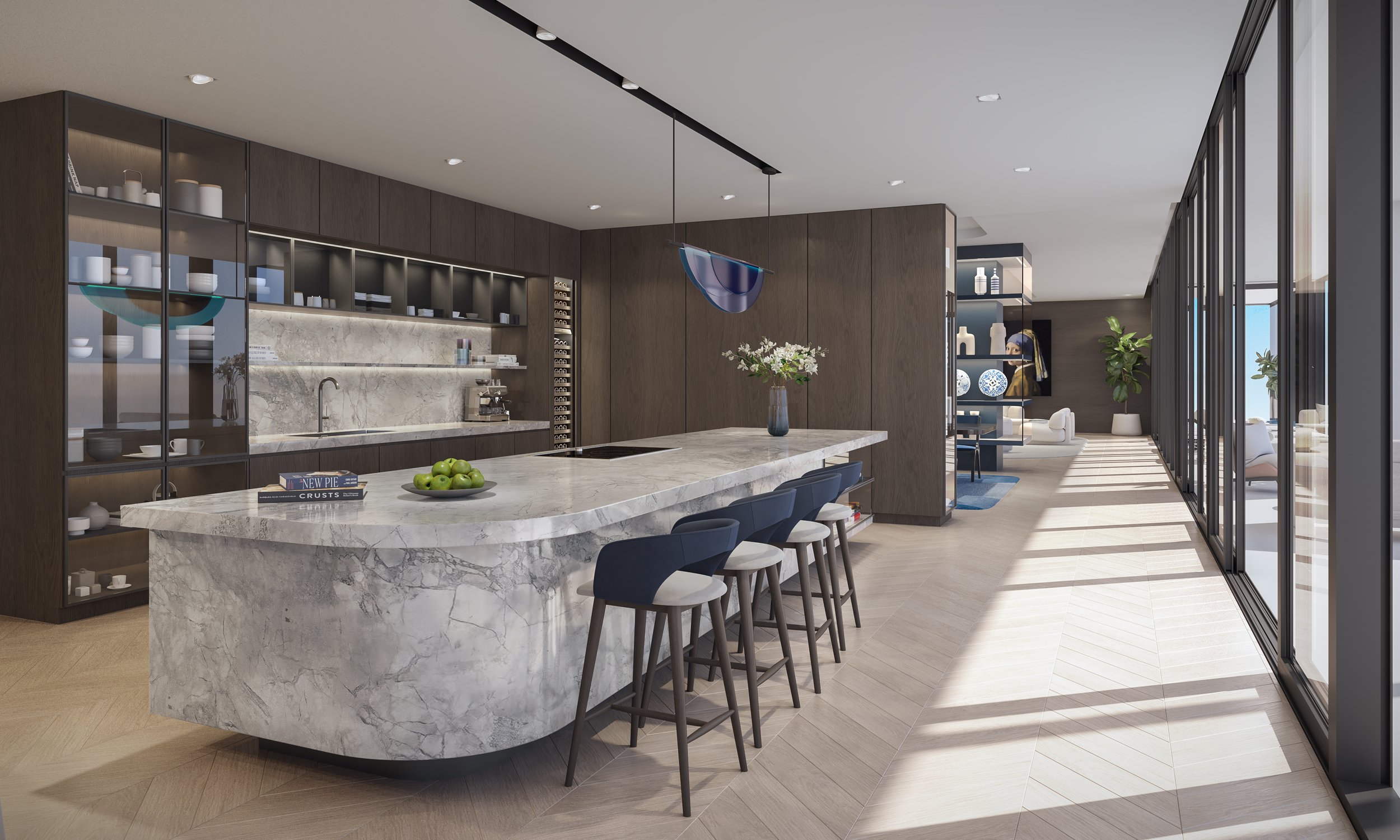 Waldorf Astoria Residences Miami Kitchen