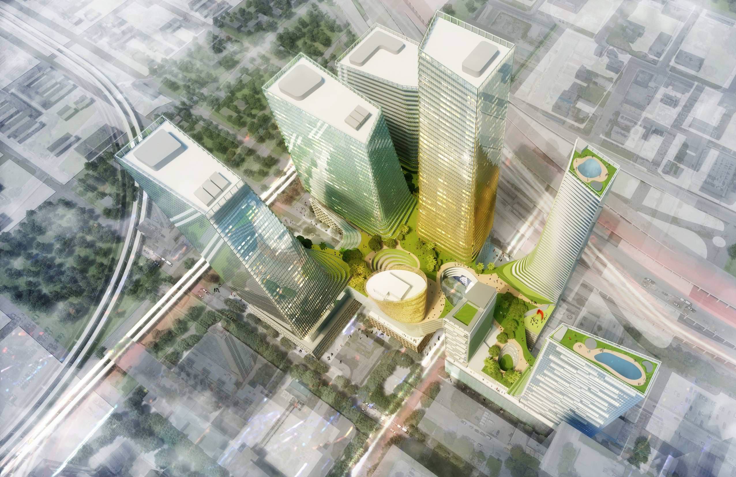 Rendering of Amazon's Miami Campus