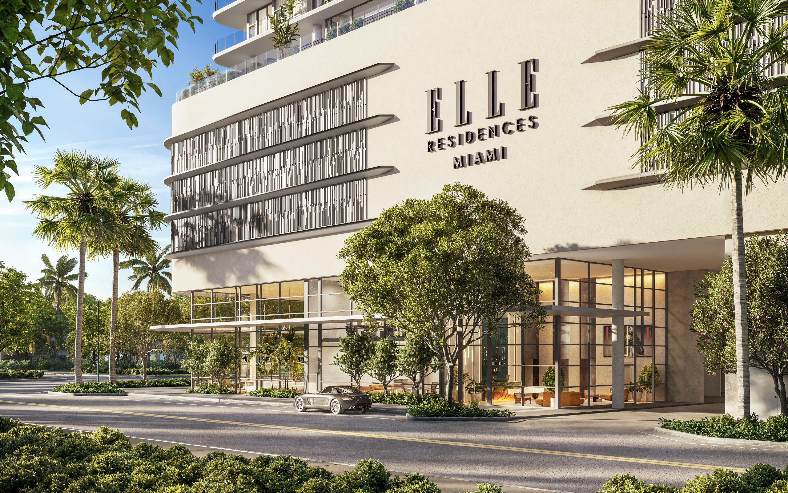 ELLE Residences Miami Entrance