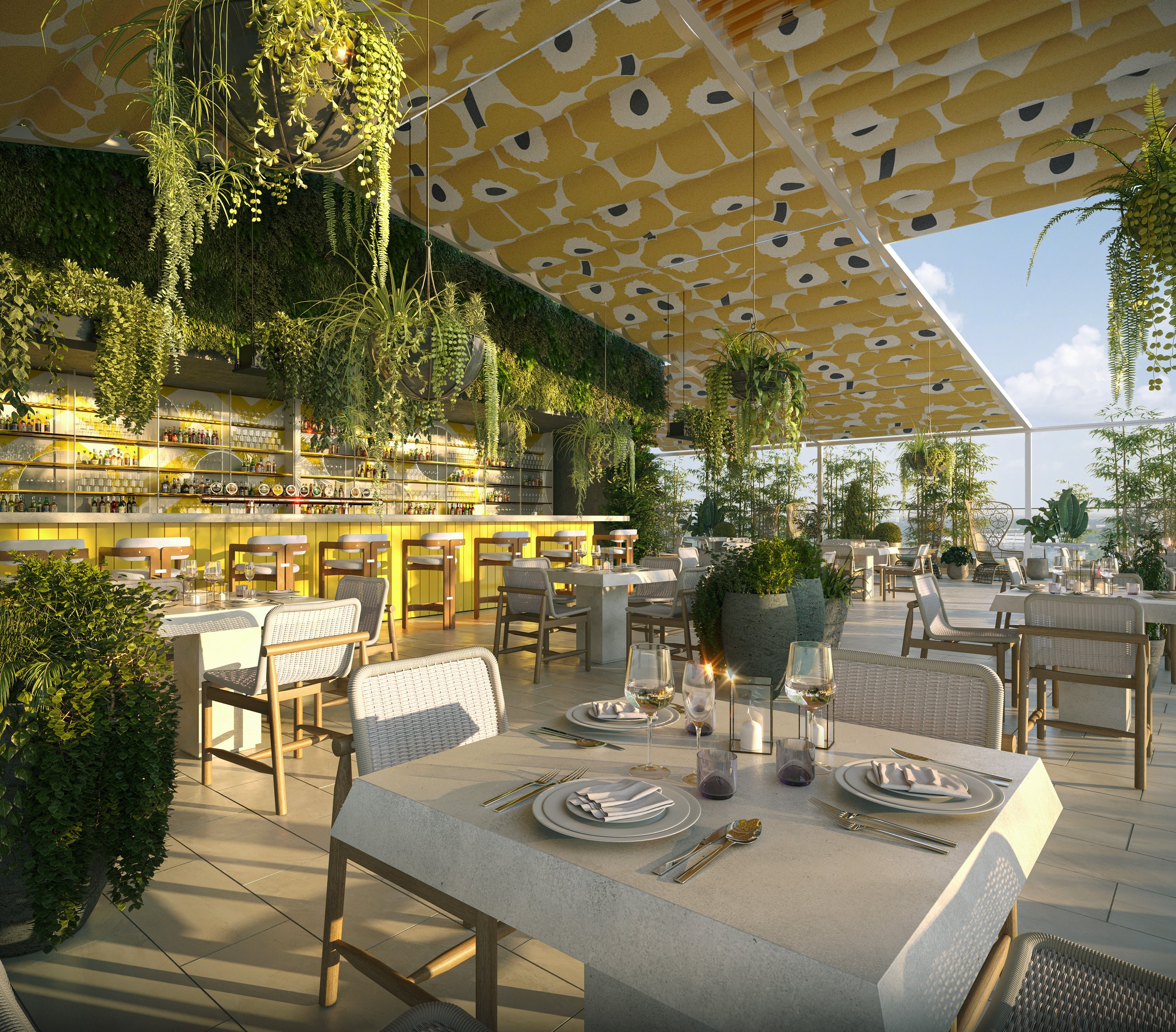 New Rooftop Restaurant at The Standard Residences