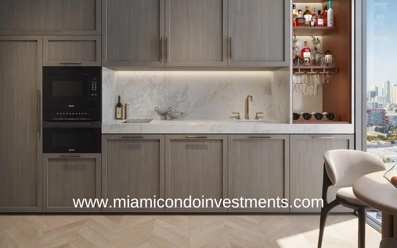 ONE W12 Residences Kitchen Rendering