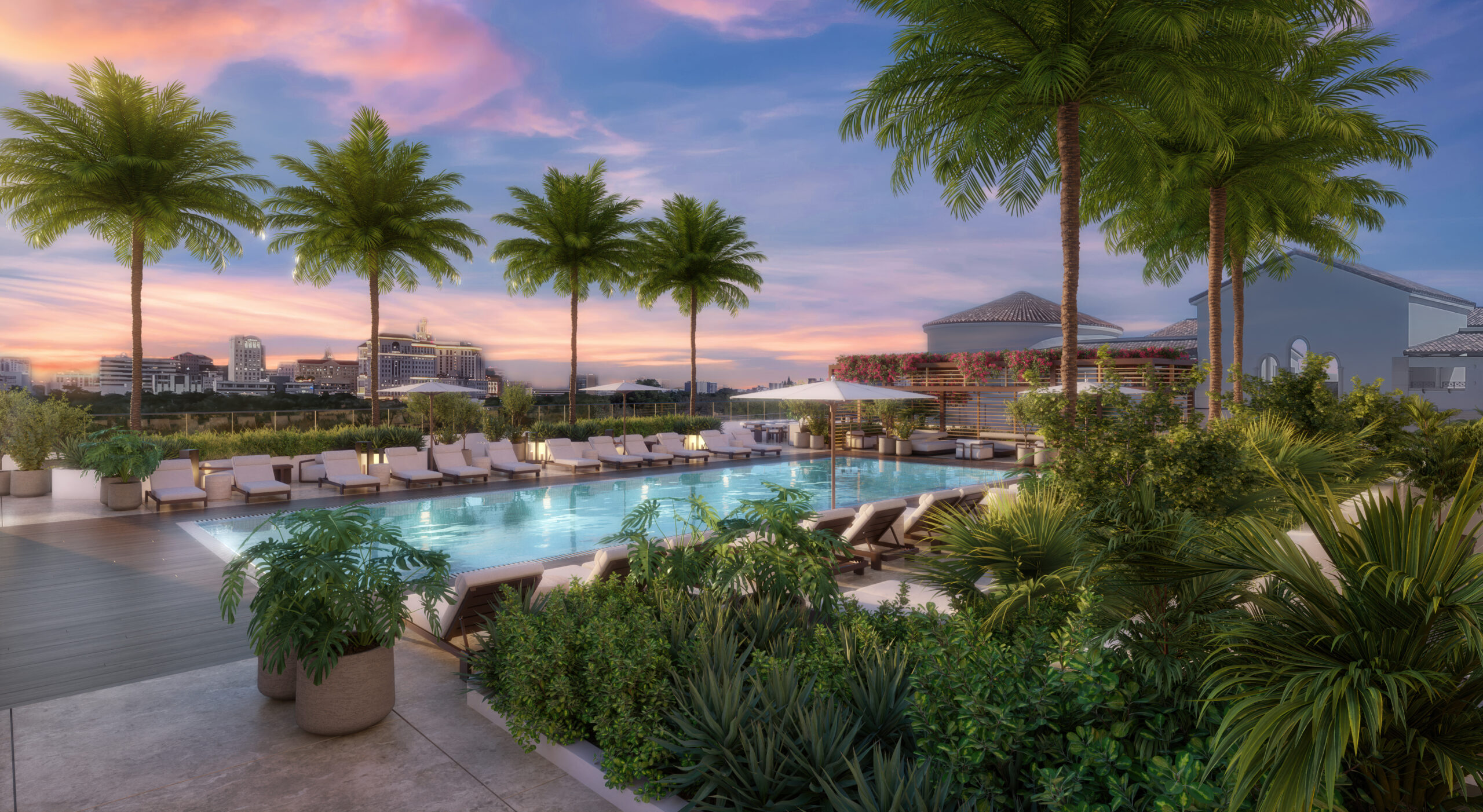 Cassia Coral Gables Pool Deck