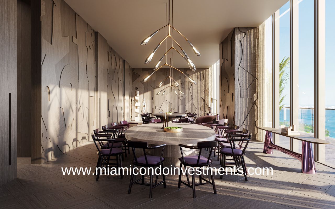 Miami Tropic Residences Formal Dining Room