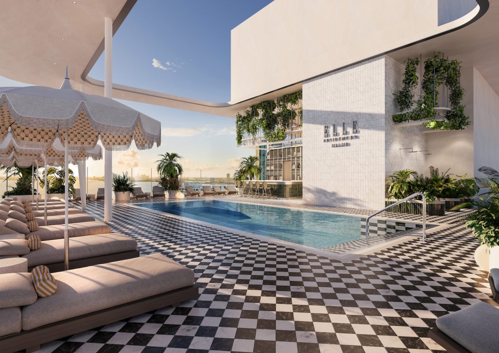 Elle Residences Miami Pool Deck