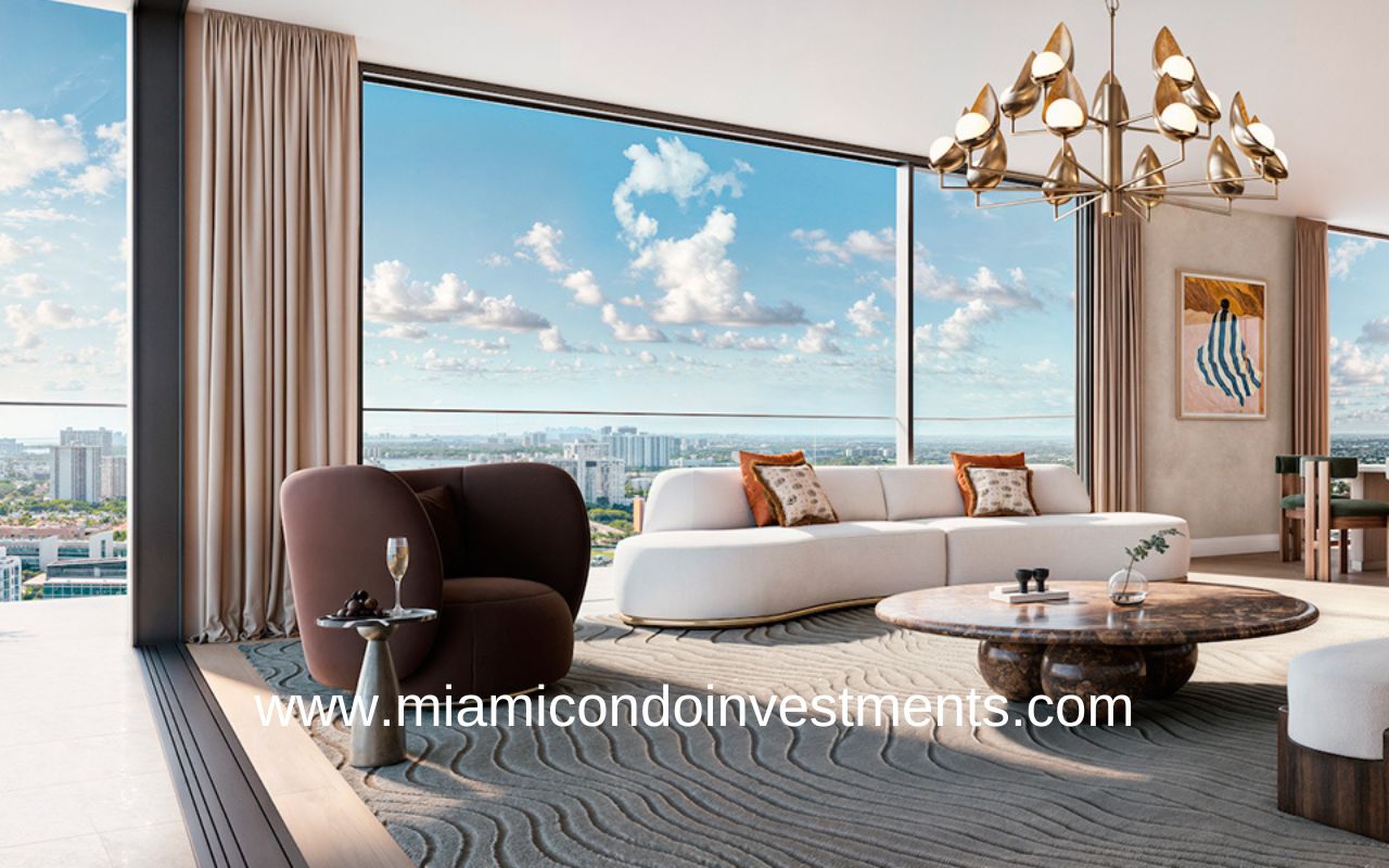 Viceroy Residences Aventura Living Room